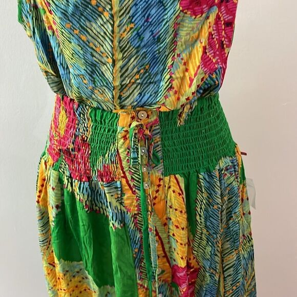 Cynthia Rowley Womens Two Piece Skirt and Top Flower Print Summer Outfit Sz L - Picture 3 of 14